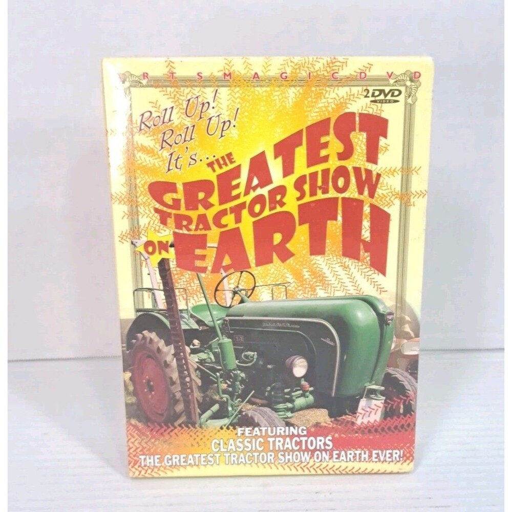 The Greatest Tractor Show On Earth DVD 2 Pack NEW Classic Tractors Farm DVDs